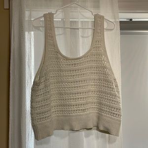 Plus Size Crochet Tank Top